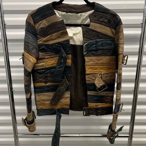 FOR EXCHANGE ONLY! Maison Margiela x H&M Leather Buckle Jacket XS